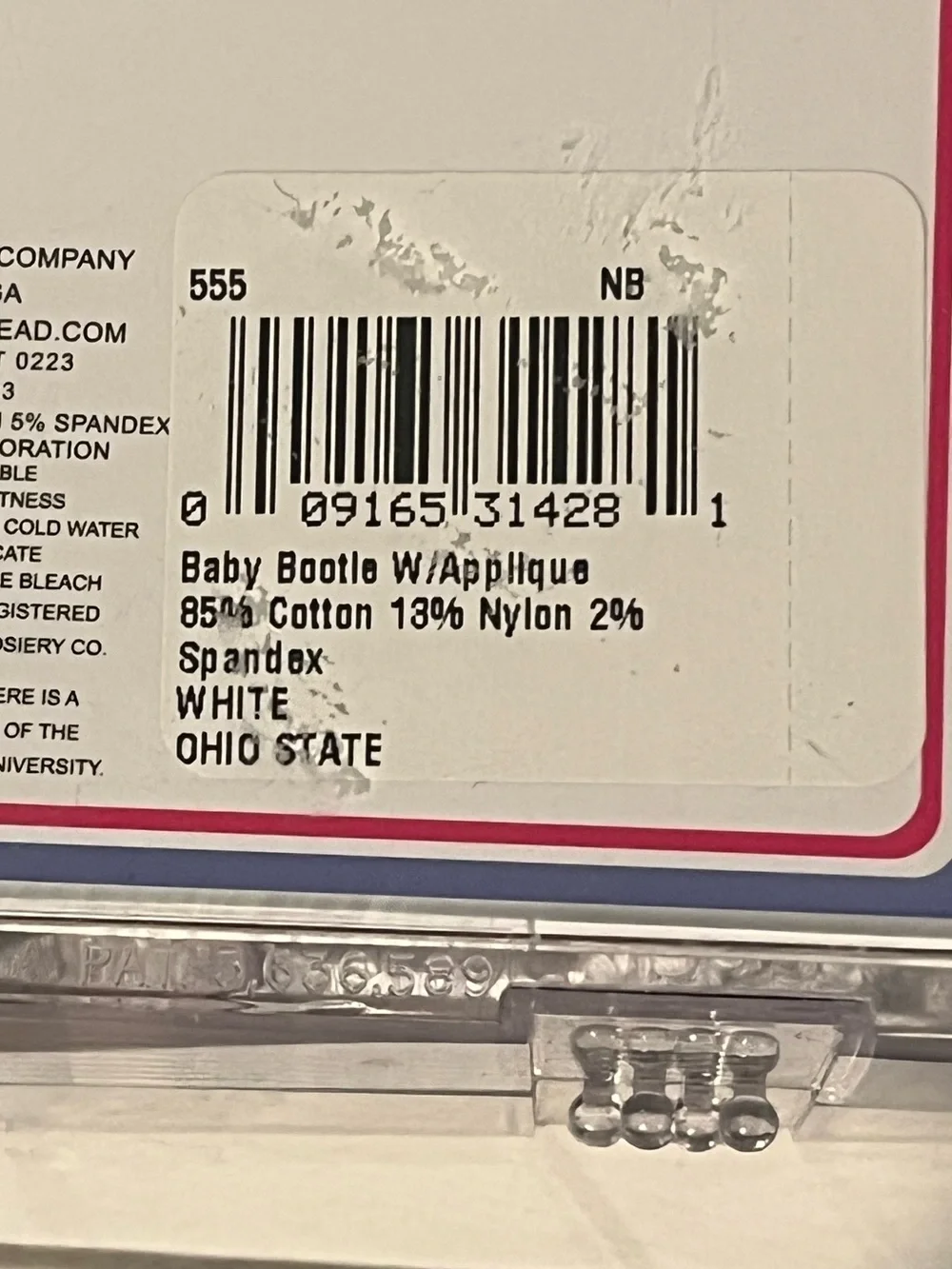 Ohio State Baby Gift Box Newborn Bootie
